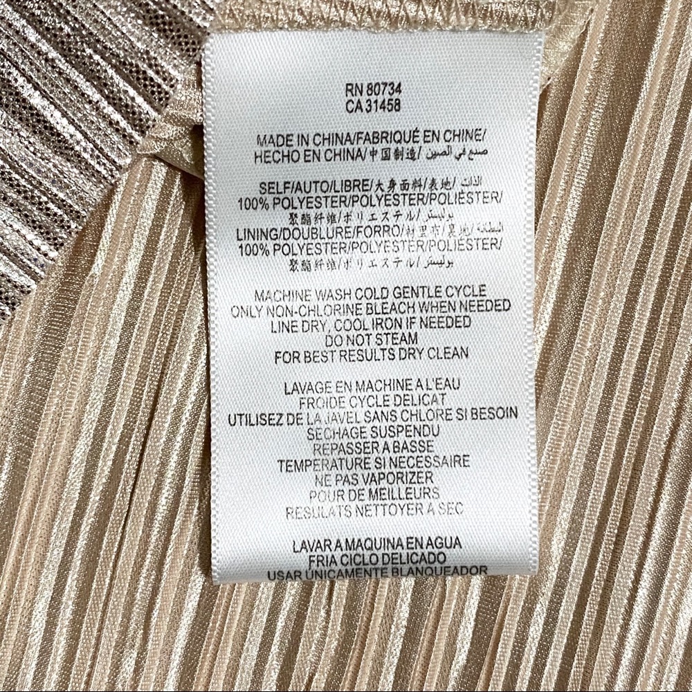 BCBGENERATION Gold Mini Skirt - Picture 6 of 6